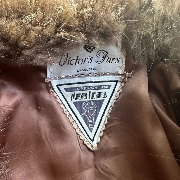 J. Percy for Marvin Richards vintage fur jacket • Victor’s Fur of Charlotte - Picture 2 of 7